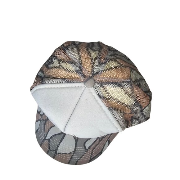 VTG Camo Rope Trucker Hat Coon Hunters Illinois Camouflage Cap Snapback Brown‎ - Picture 7 of 9